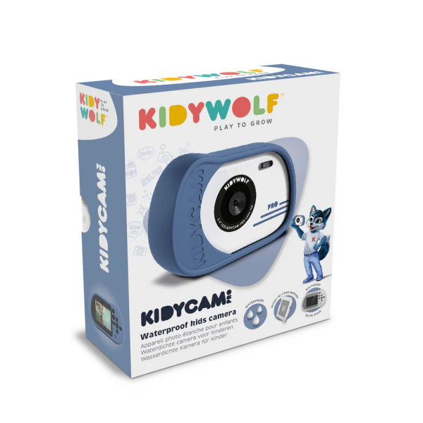 KIDYWOLF vandeniui atsparus skaitmeninis fotoaparatas, KIDYCAM-BU
