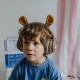 KIDYWOLF belaidės vaikiškos ausinės su keičiamomis lokio ausimis, KIDYEARS-BT-BEAR
