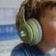 KIDYWOLF belaidės vaikiškos ausinės su keičiamais dinozauro spygliais, KIDYEARS-BT-DIN